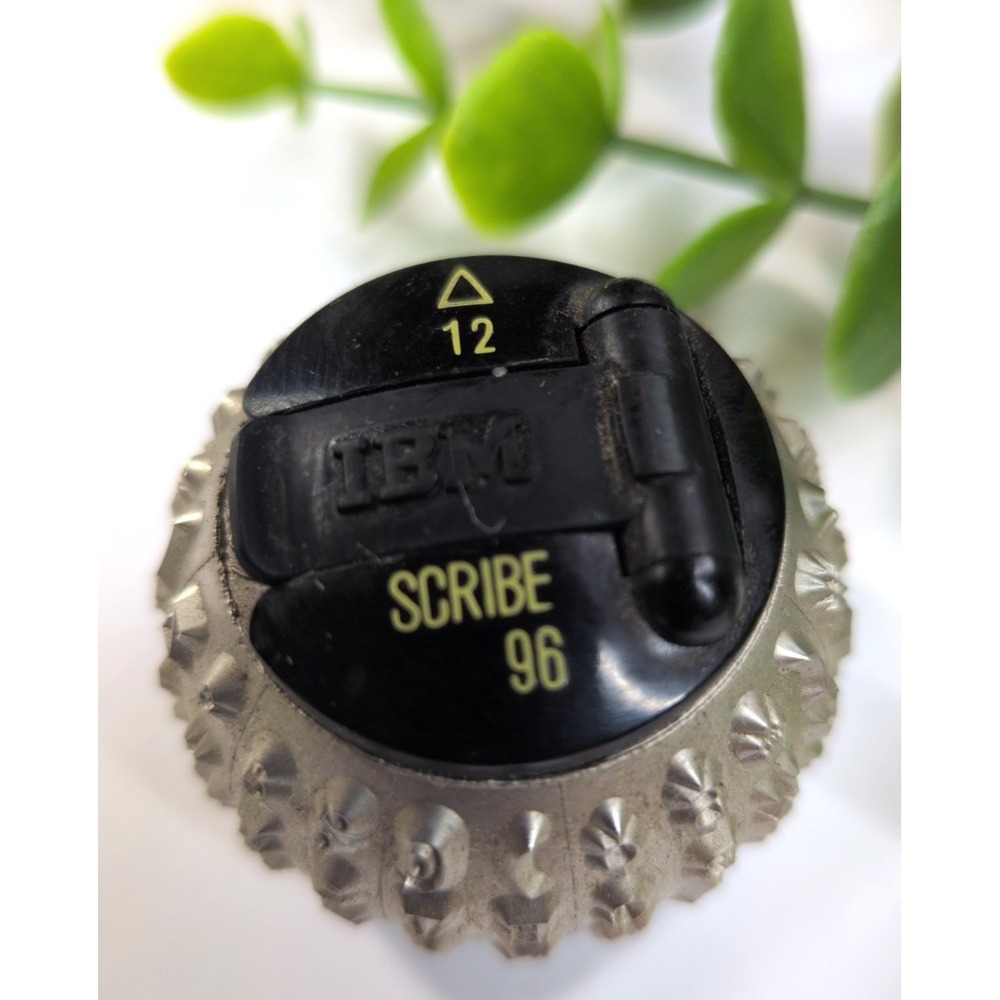 SCRIBE 12🚨Vtg IBM 96 Golf Ball Electric Typewriter Element Selectric Font Part